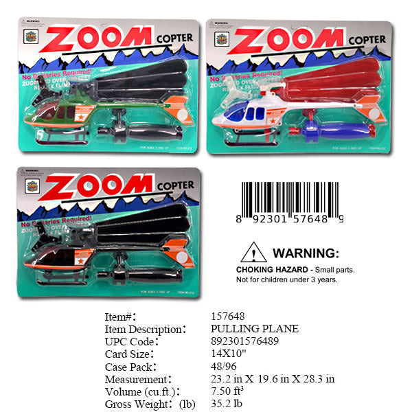 14X10"P/S FLY ZOOM COPTER 3/A COL