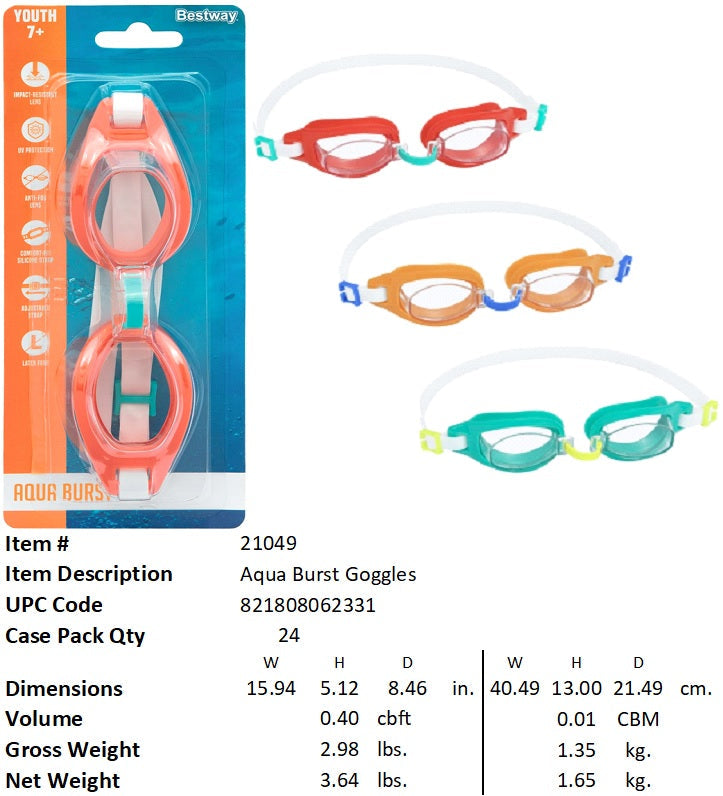 BESTWAY HYDRO SWIM GOGGLES