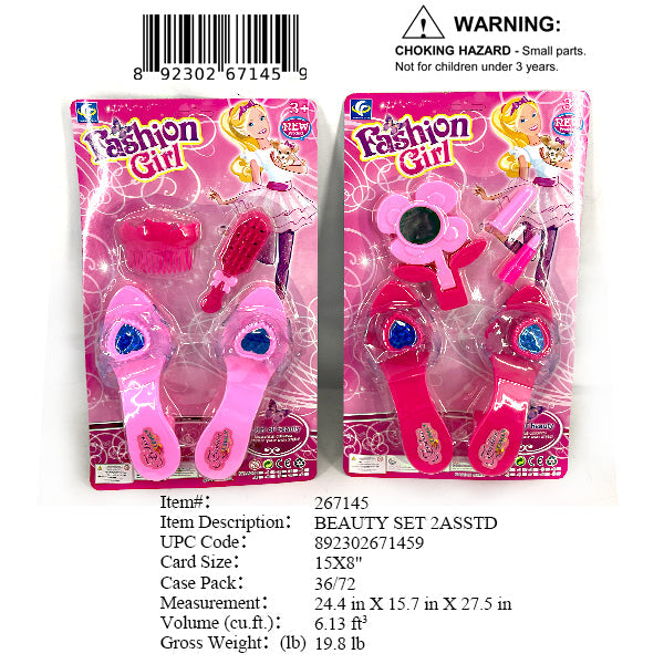 15X8"BEAUTY PLAYSET+SANDAL SHOE