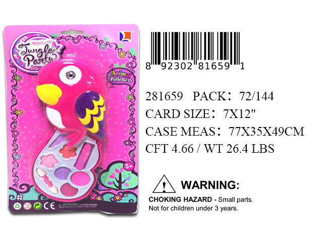 12X7"PARROT MAKE UP SET