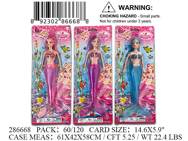 14.6X5.9"11" MERAID DOLL