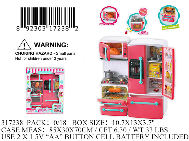 10.7X13X3.7"B/O 2PC IC MINI KITCHEN SET