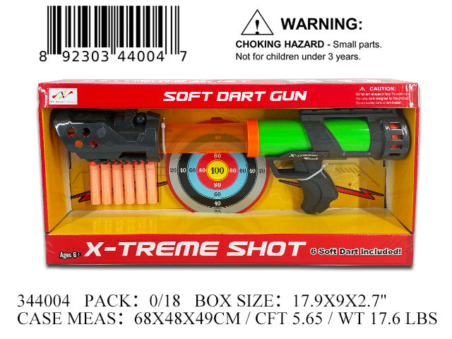 17.9X9X2.7"SOFT FOAM DART GUN PLAYSET