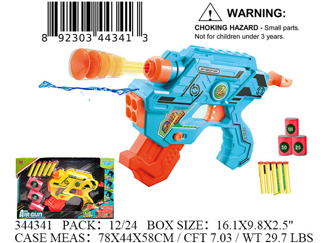 16.1X9.8X2.5"SOFT DART AIR GUN PLAYSET