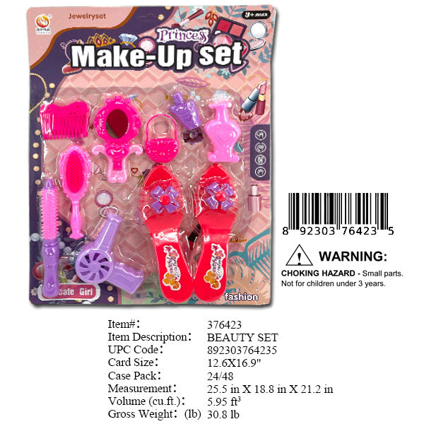 12.60X16.90"PRINCESS BEAUTY PLAY SET