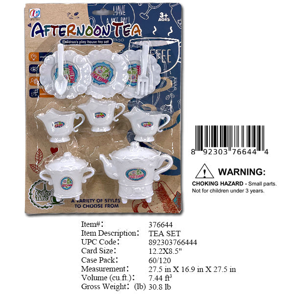 12.2X8.5"AFTERNOON TEA PLAY SET