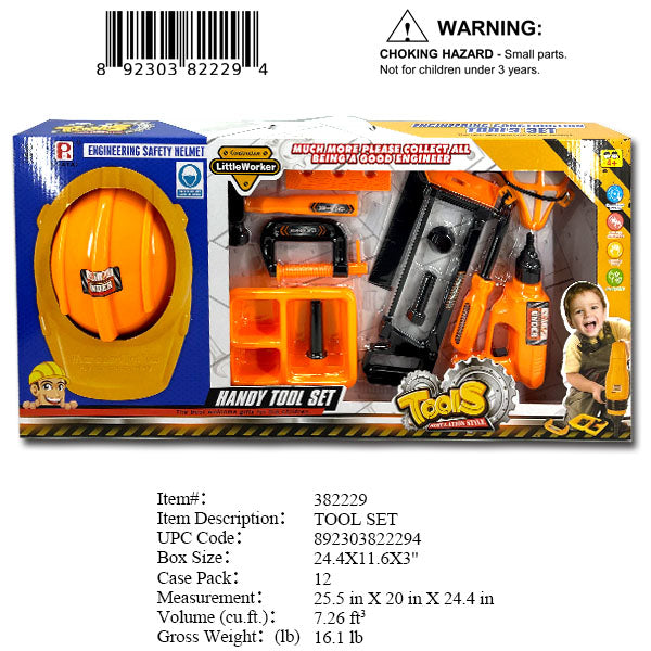 24.4X11.60X3"TOOLS PLAY SET