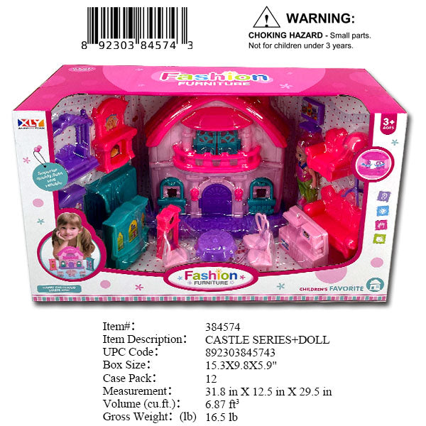 15.3X9.8X5.9"FASHION FURNITURE HOME SET