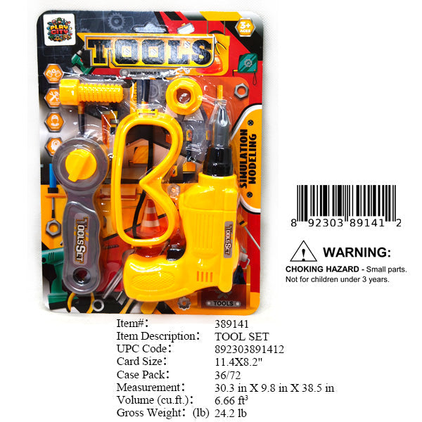 11.4X8.2" PLAY TOOLS SET