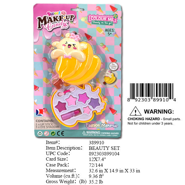 7.4X12"BANANA MAKE UP SET