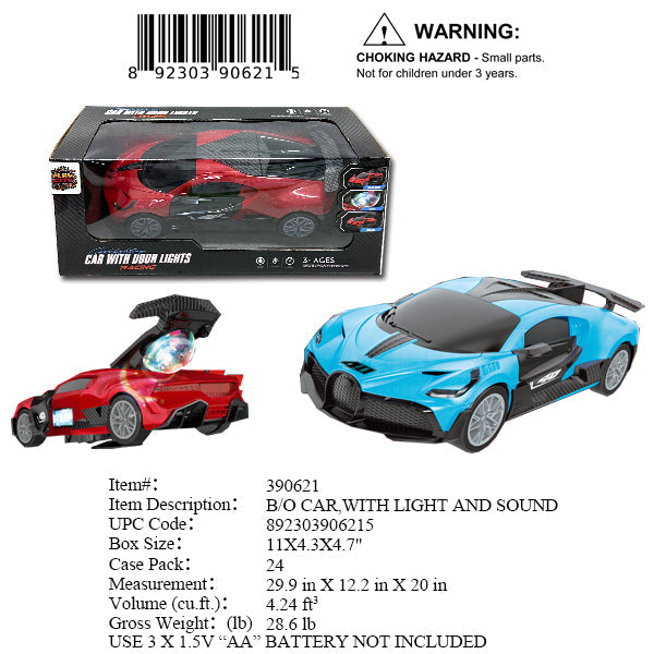 11X4.3X4.7"B/O IC BUMPNGO SPORT CAR