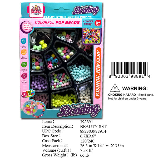6.7X9.6"DIY BEADS JEWELRY SET
