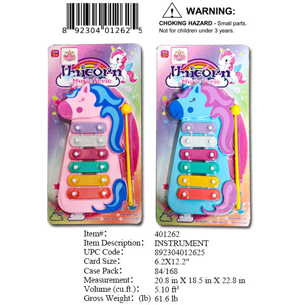 6.2X12.2"UNICORN XYLOPHONE SET