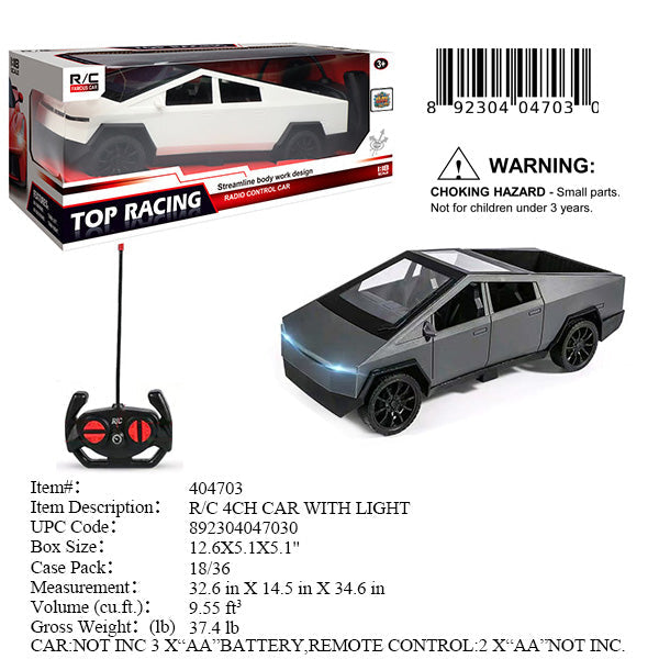 12.6X5.1X5.1"4CH RC TRUCK