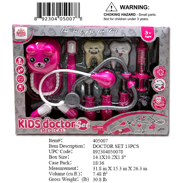 14.1X10.2X1.8"DENTIST DOCTOR SET