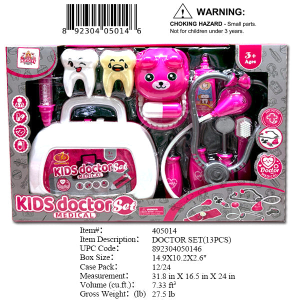 14.9X10.2X2.6"DENTIST DOCTOR SET