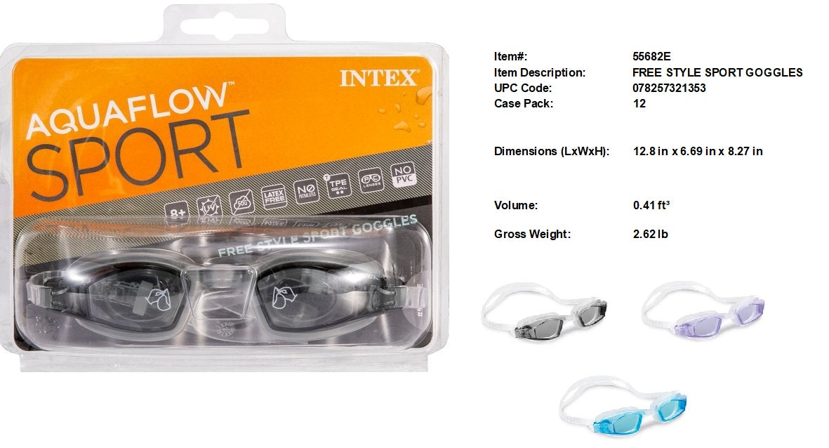 INTEX FREE STYLE SPORT GOGGLES