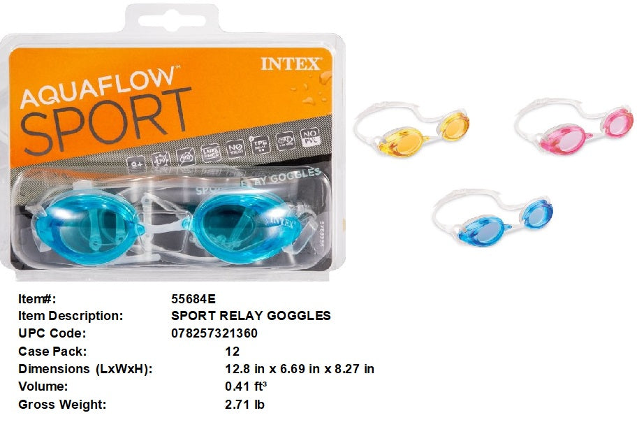 INTEX SPORT RELAY GOGGLES