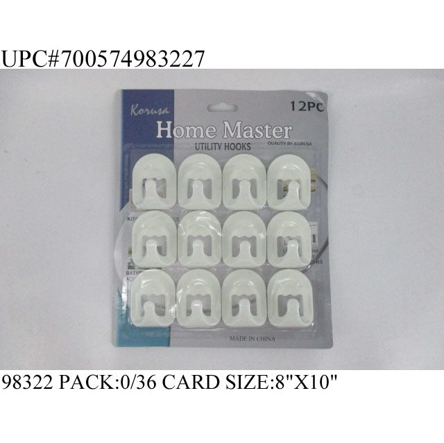 12PC UTILITY HOOKS