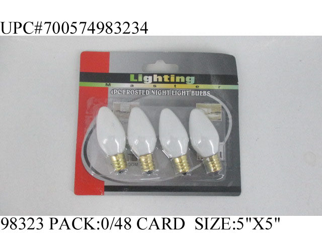 4PC NIGHT LIGHT BLUB