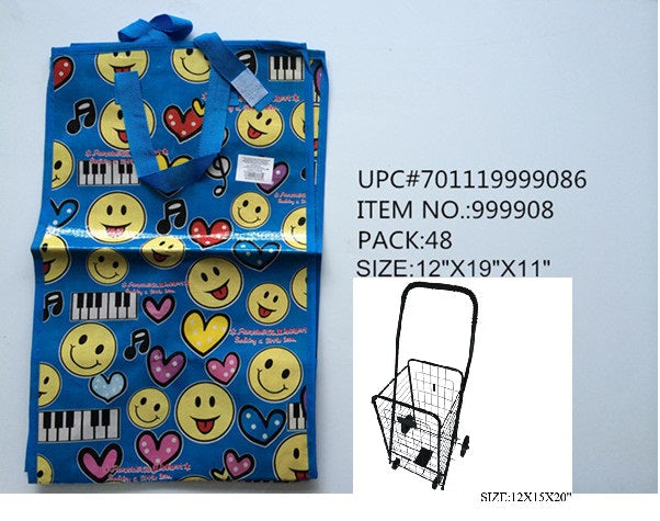 11X12X19"OPEN BAG FIT SMALL SHOPPING CAR