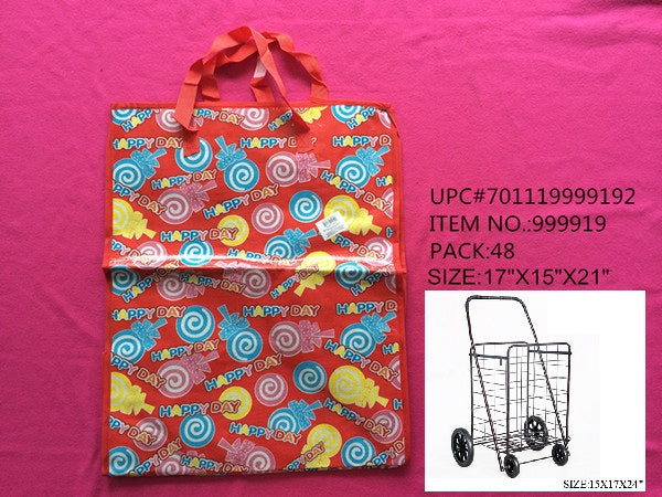 15X17X21"OPEN BAG FIT LARGE SHOPPING CART