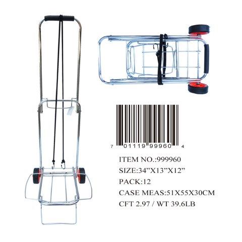 34X12.5"3.75"WHEEL LUGGAGE CART