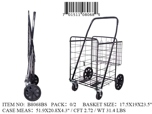 17.5X19X23.5"FOLDABLE CART+MOVE WHEELS 1PC SHRINK
