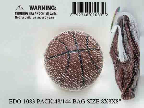 6" INFLATABLE PVC BASKETBALL
