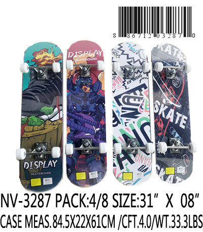 31X8" SKATEBOARD