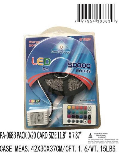 5M 6 COL LED STRIP LIGHT