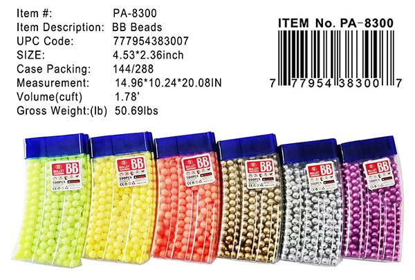 500 PC 6MM BB PELLETS MAGAZINE BOX