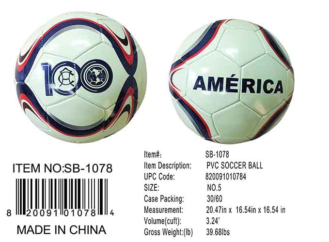 250G SIZE 5 SOCCER BALL CA WHITE