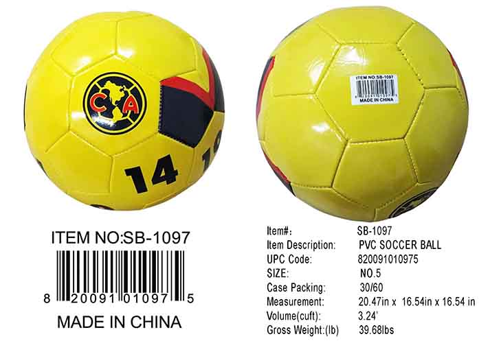 250G SIZE 5 SOCCER BALL CA YEL