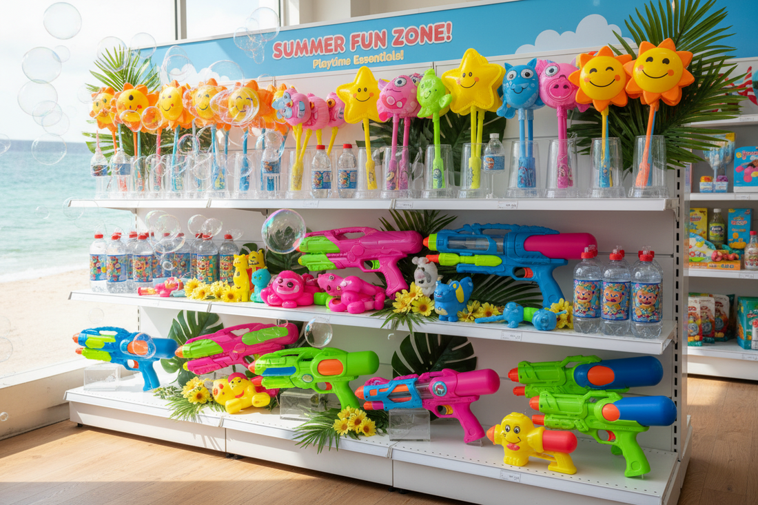 High-Margin Bubble Toys and Water Guns for Summer: A Retailer’s Guide to Seasonal Profits