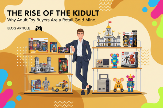 El auge del "Kidult": Por qué los compradores de juguetes adultos son una mina de oro minorista