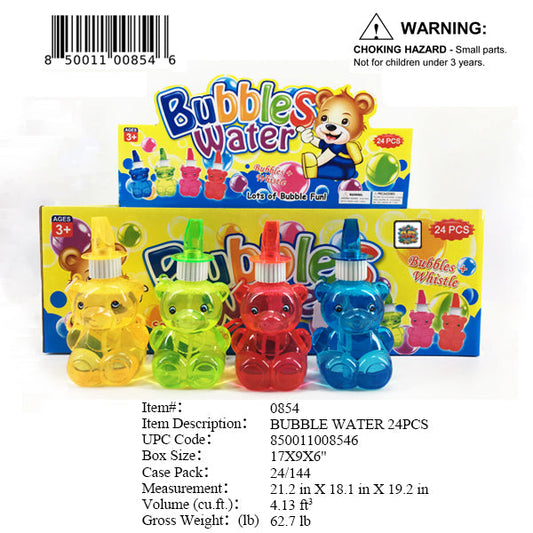 JUMBO BEAR WHISTLE BUBBLE NK 24/DBX