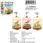 8X8X5"3/A B/O IC SINGING BIRD+10"RD CAGE