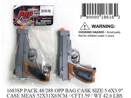 5.6X3.9"AIR PELLET GUN SILVER GREY PBH