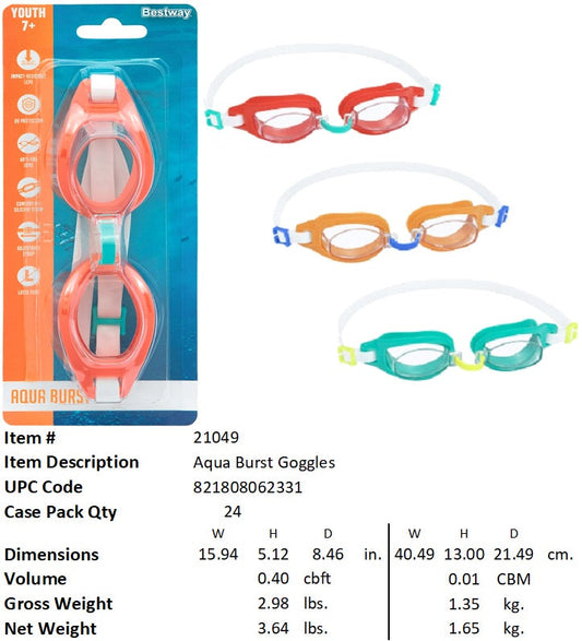 BESTWAY HYDRO SWIM GOGGLES