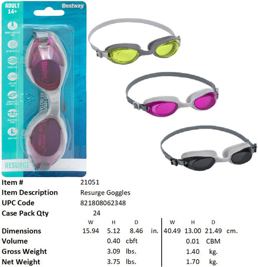 BESTWAY ACTIVWEAR SWIM GOGGLES