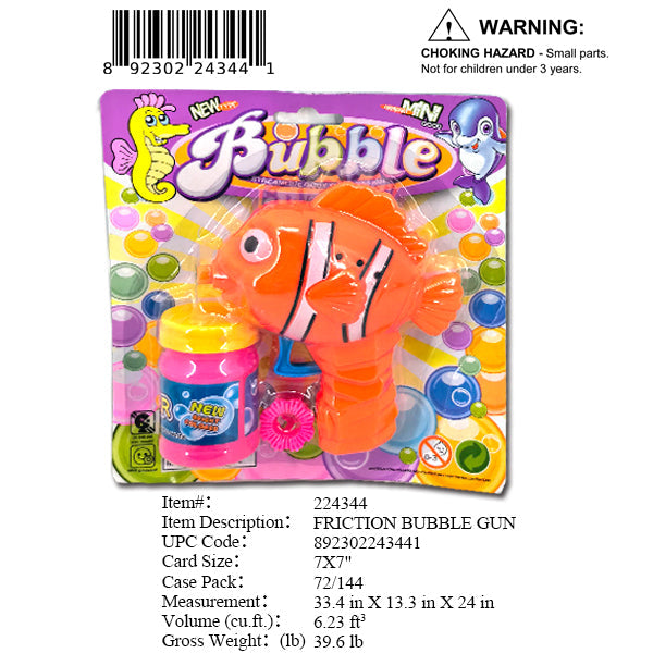 7X7"F/P FISH BUBBLE GUN