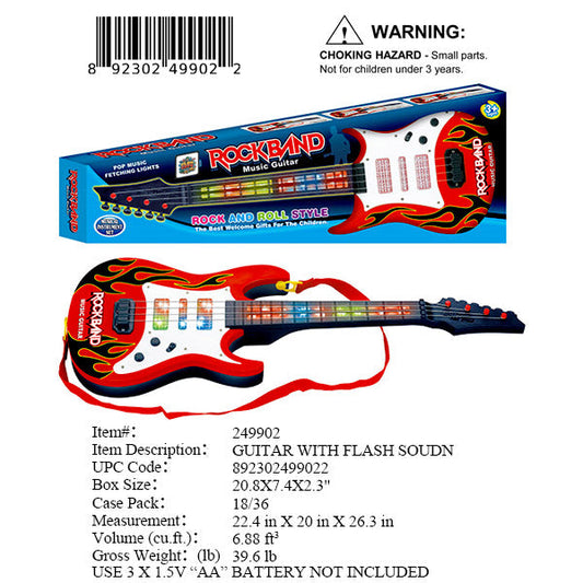 21X7X2"B/O ROCKBAND IC MUSIC GUITAR