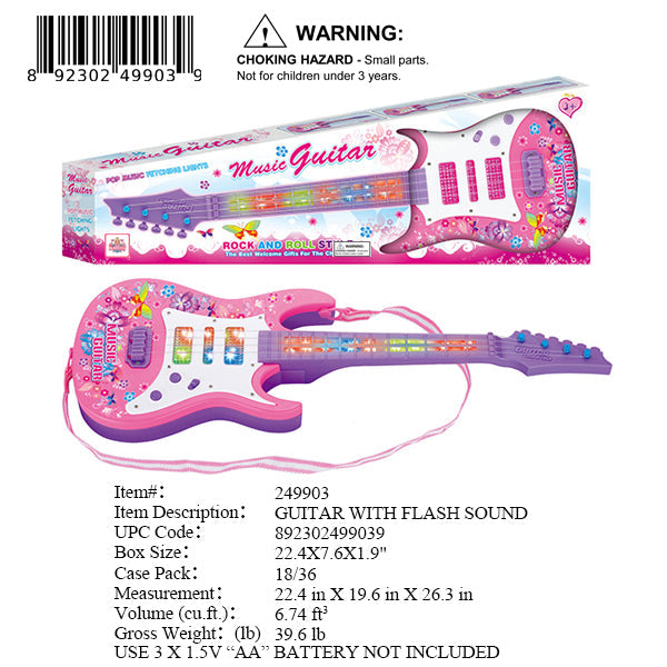 21X7X2"GIRL B/O GUITAR