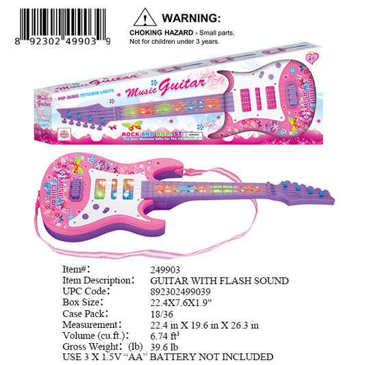 21X7X2"GIRL B/O GUITAR