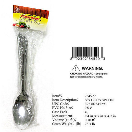 12PK 7" S/S TABLE SPOON