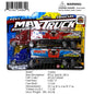 9.8X7.3" 2PC PULL BACK TRUCK TRAILER