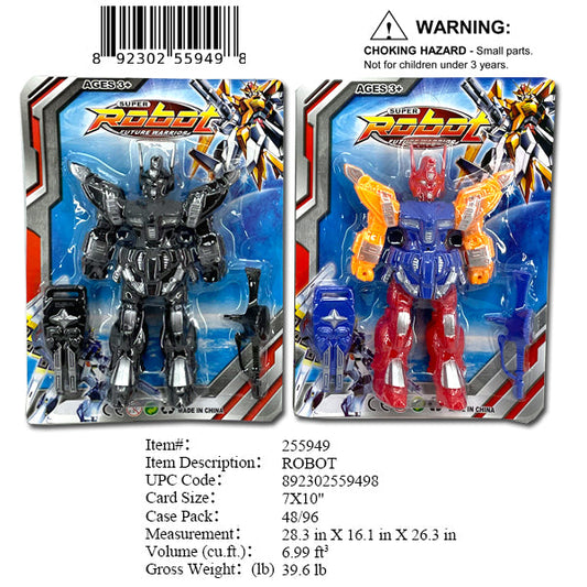 10X7"ACTION ROBOT WARRIOR PLAYSET