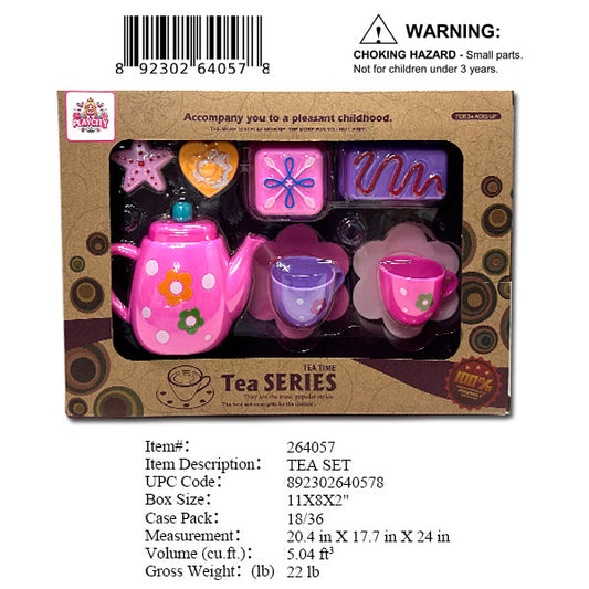 11X8X2"TEA SERVING PLAY SET
