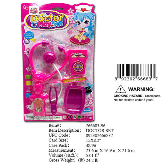 15X8.2"GIRLS DOCTOR PLAY SET